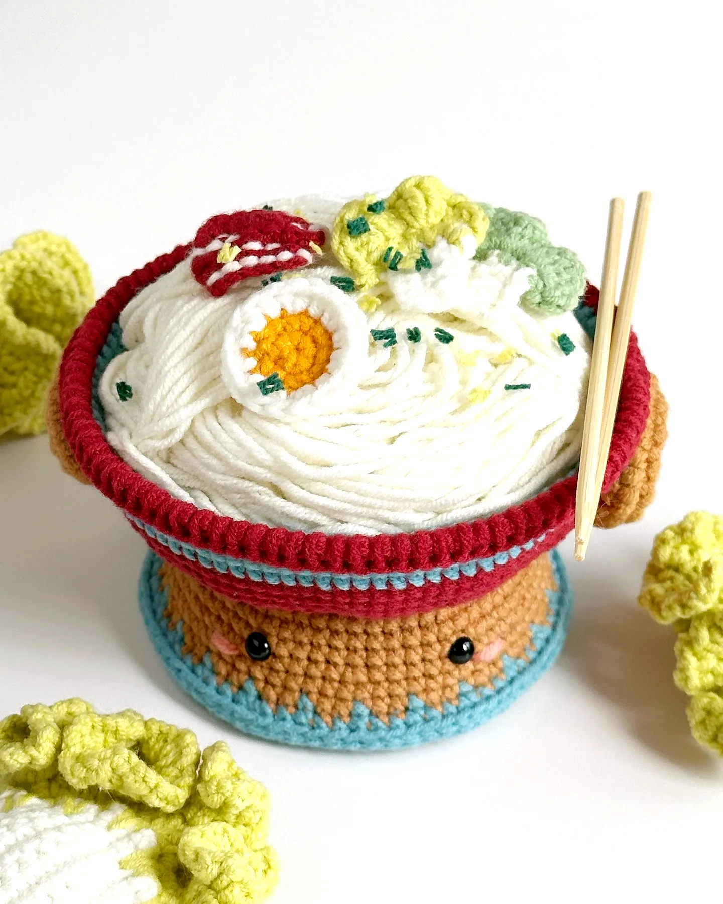 Adorable and Colorful Crochet Pasta Project for Beginners