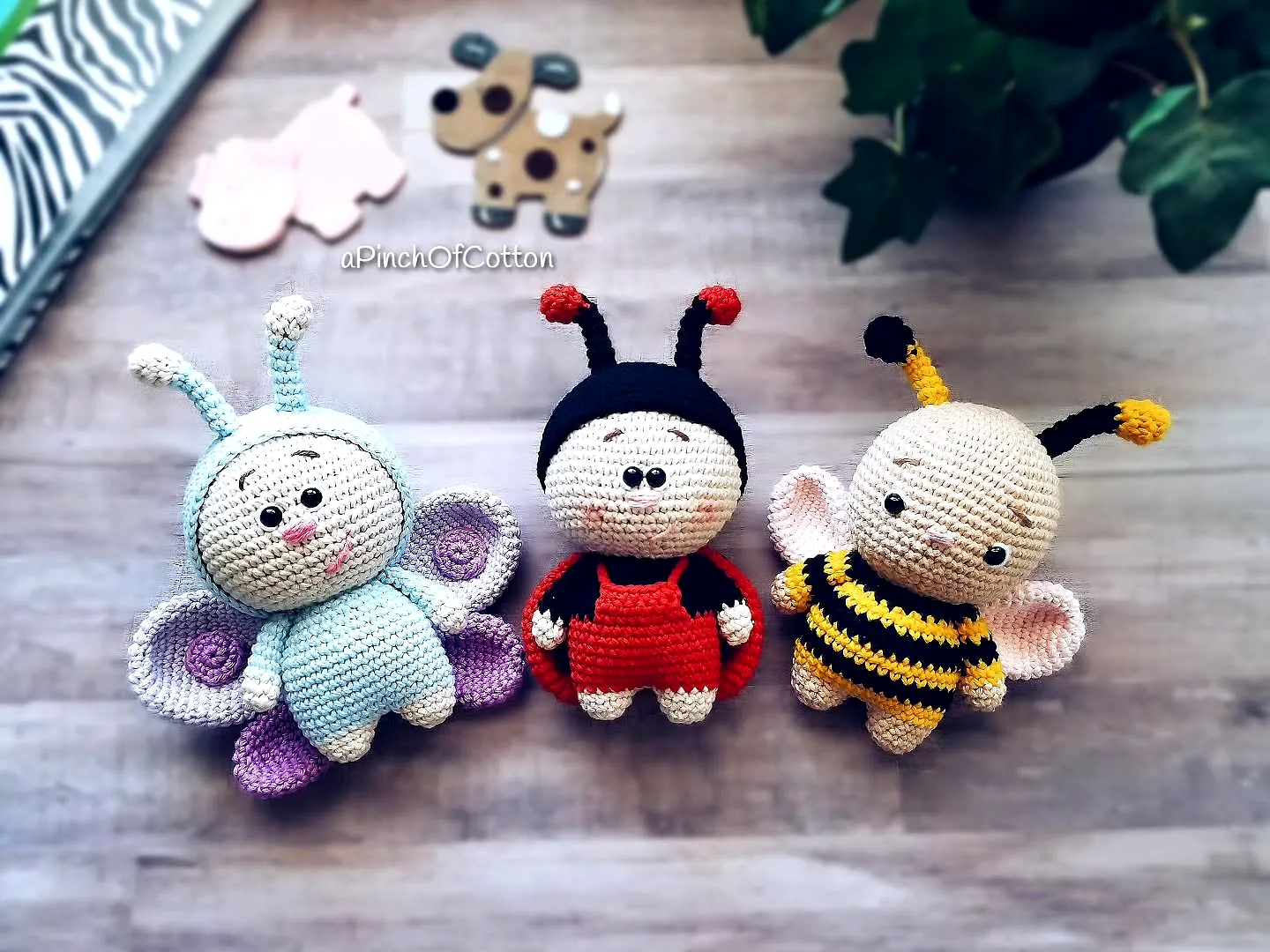 Adorable Crochet Butterfly in Soft Pastel Colors for IntermediateCrafters