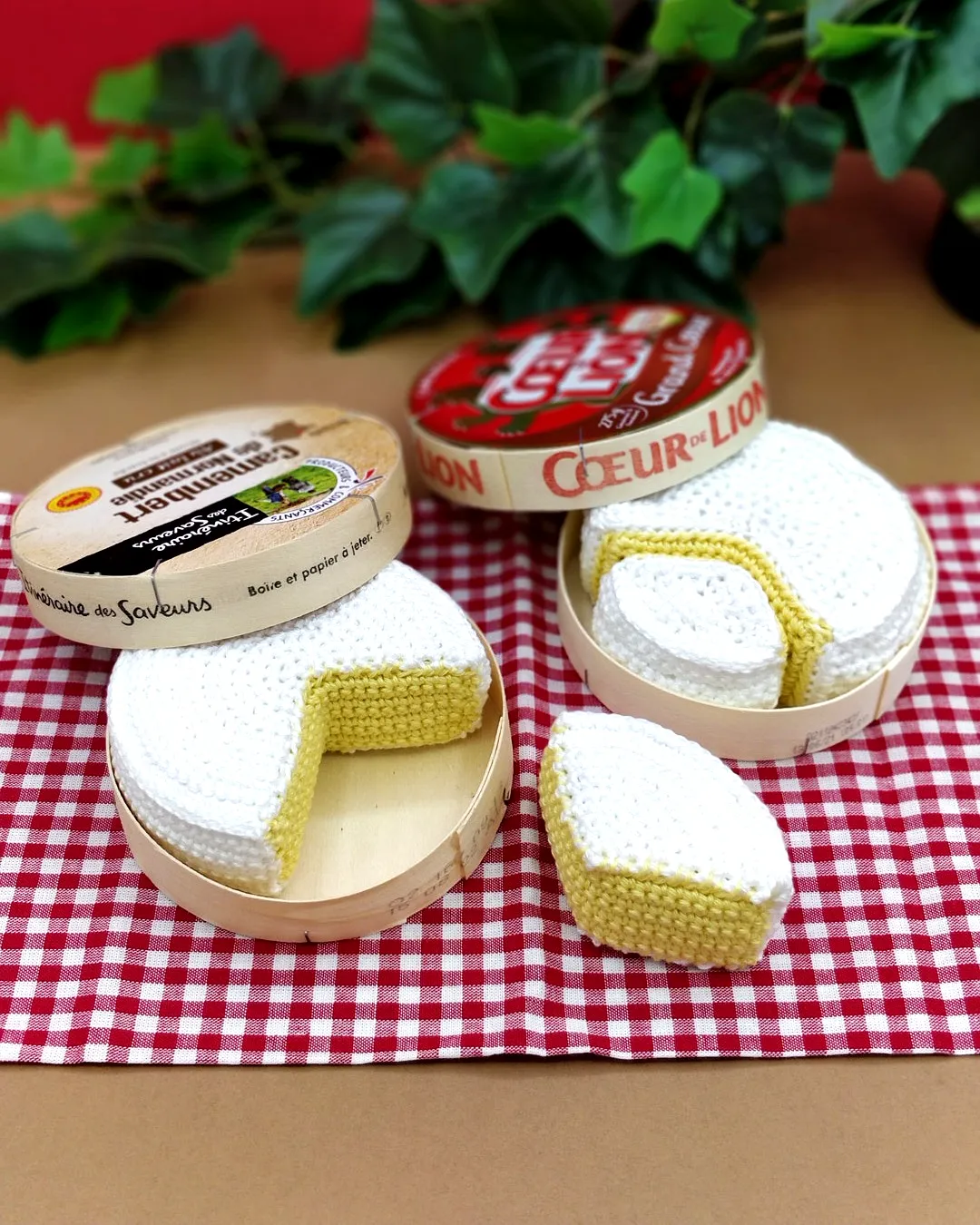 Adorable Crochet Cheese Set with Realistic Design for Crafters