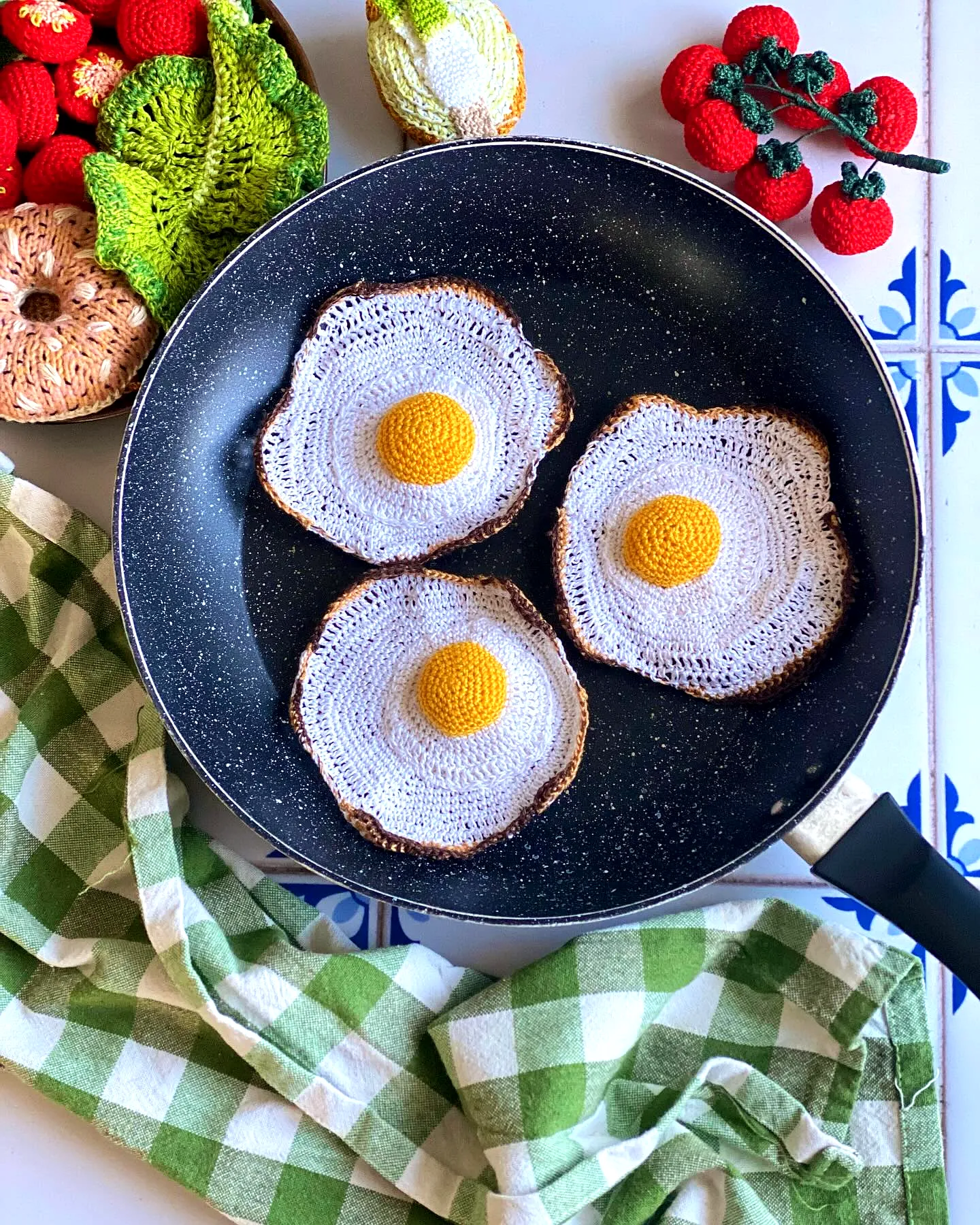 Adorable Crochet Egg in Vibrant Yellow for Easy Home Decor