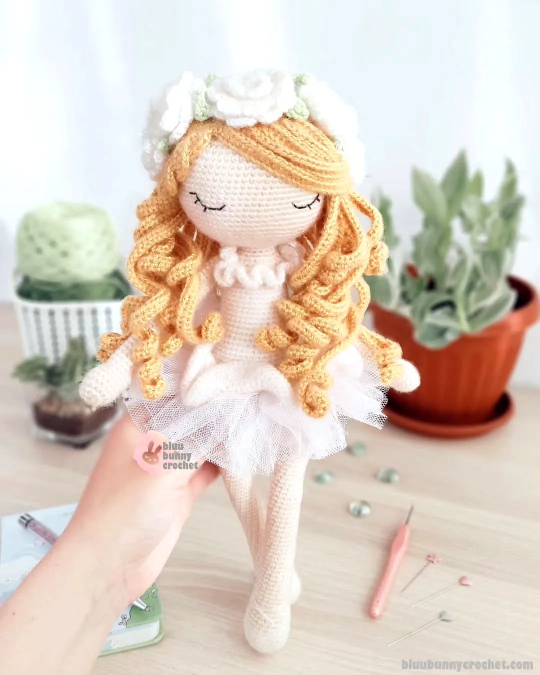 Adorable Crochet Fairy Doll in Soft Pastel Colors for Intermediate Makers