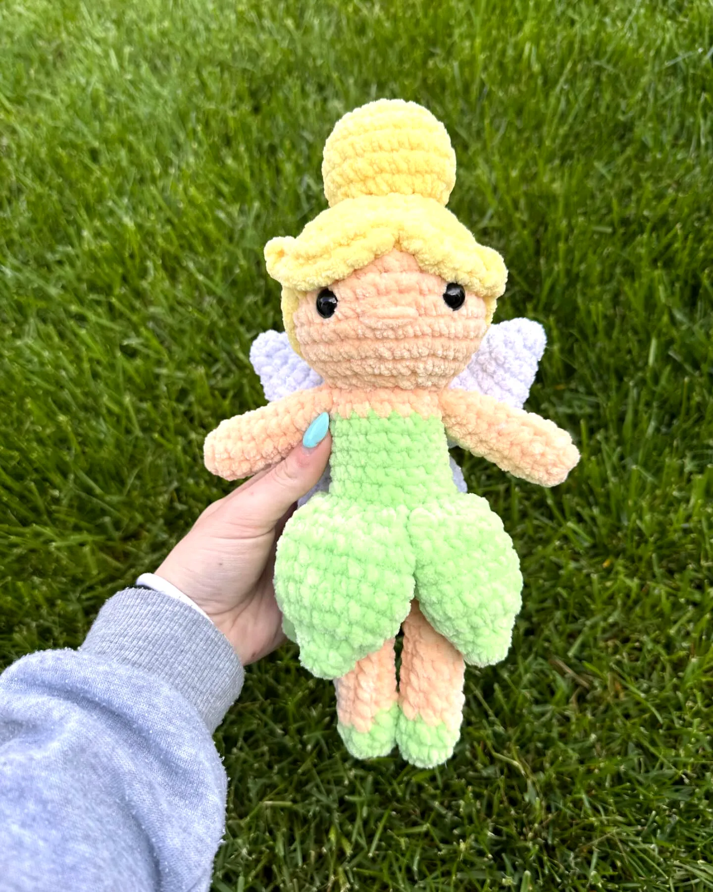 Adorable Crochet Fairy in Vibrant Colors