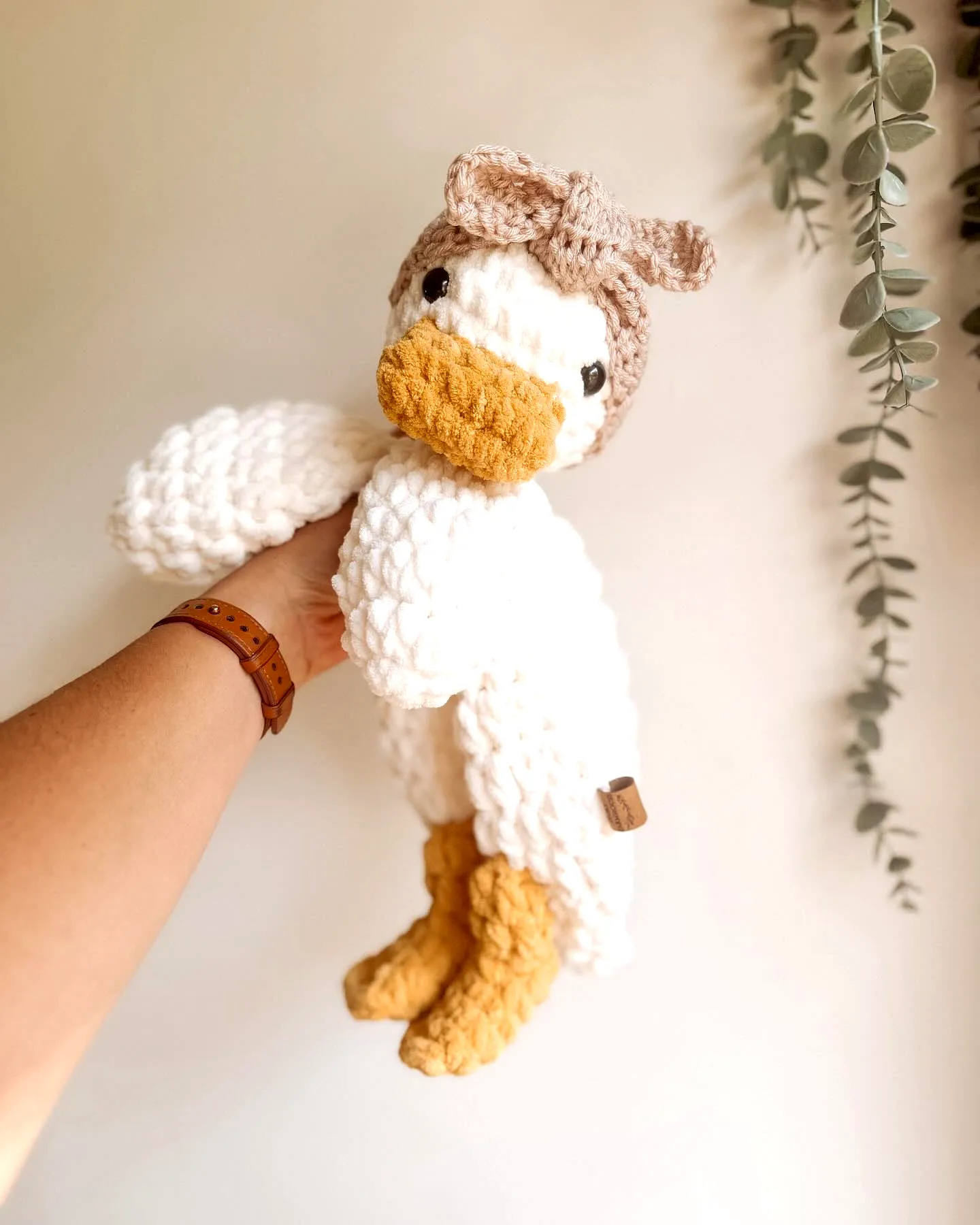 Adorable Crochet Lovey Duck in Pastel Colors Easy Project