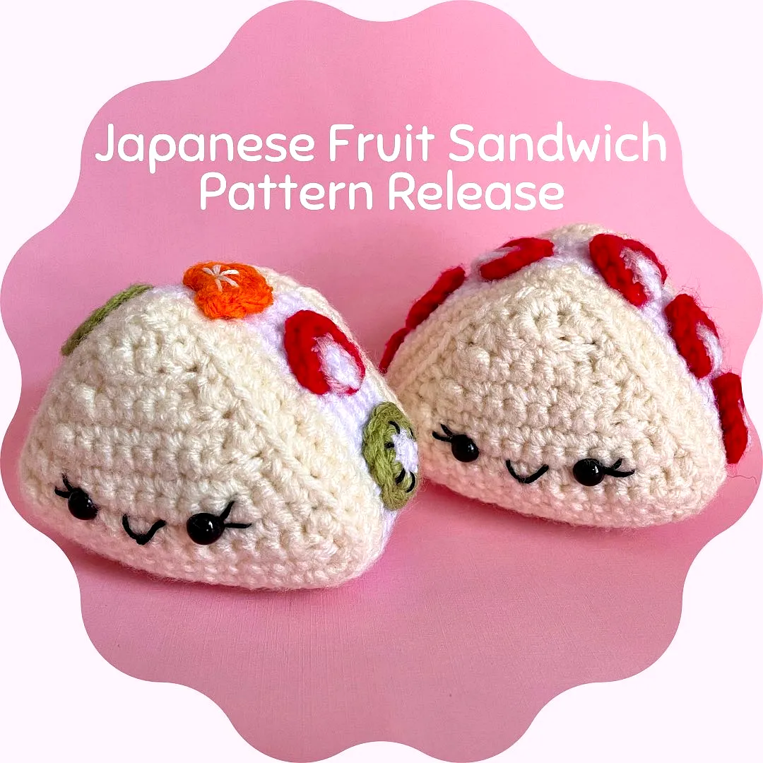 Adorable Crochet Sandwich in Vibrant Colorful Yarn for Beginners