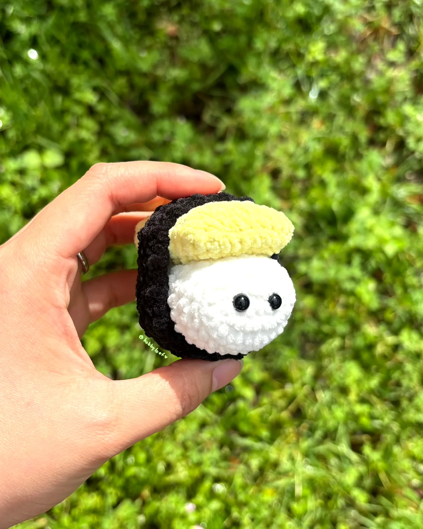 Adorable Crochet Sushi Roll in Vibrant Colors