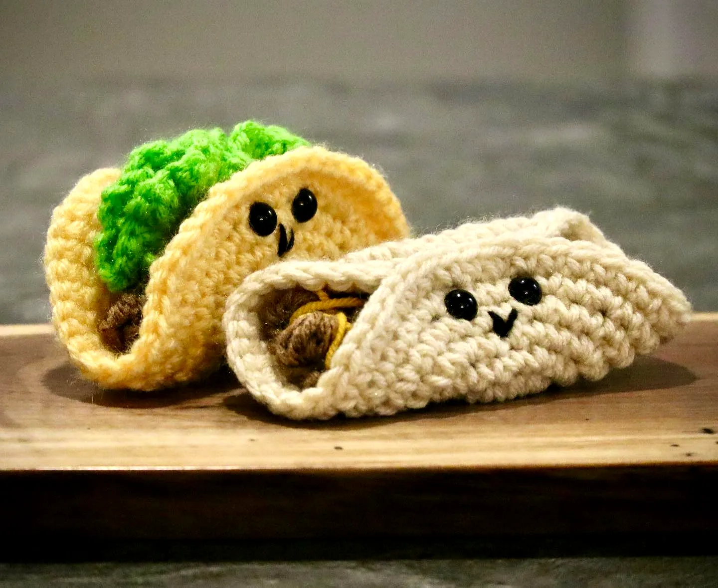 Adorable Crochet Taco Set in Vibrant Colors for All Levels
