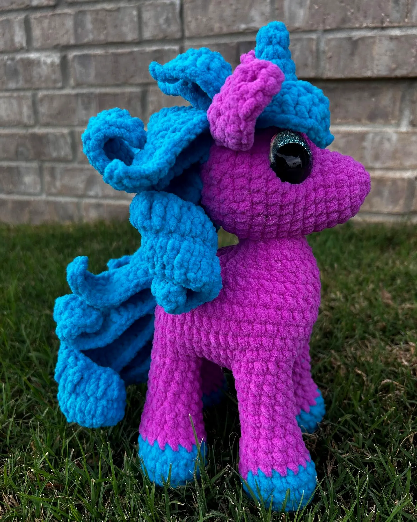 Adorable Crochet Unicorn in Colorful Amigurumi Style