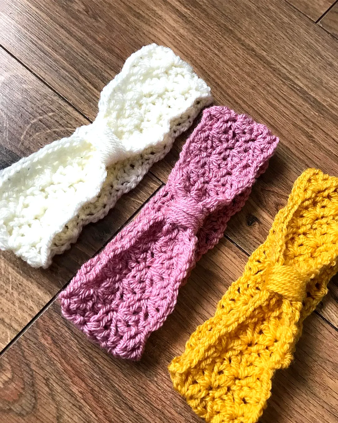 Adorable Easy Crochet Baby Headband Set in Pastel Colors