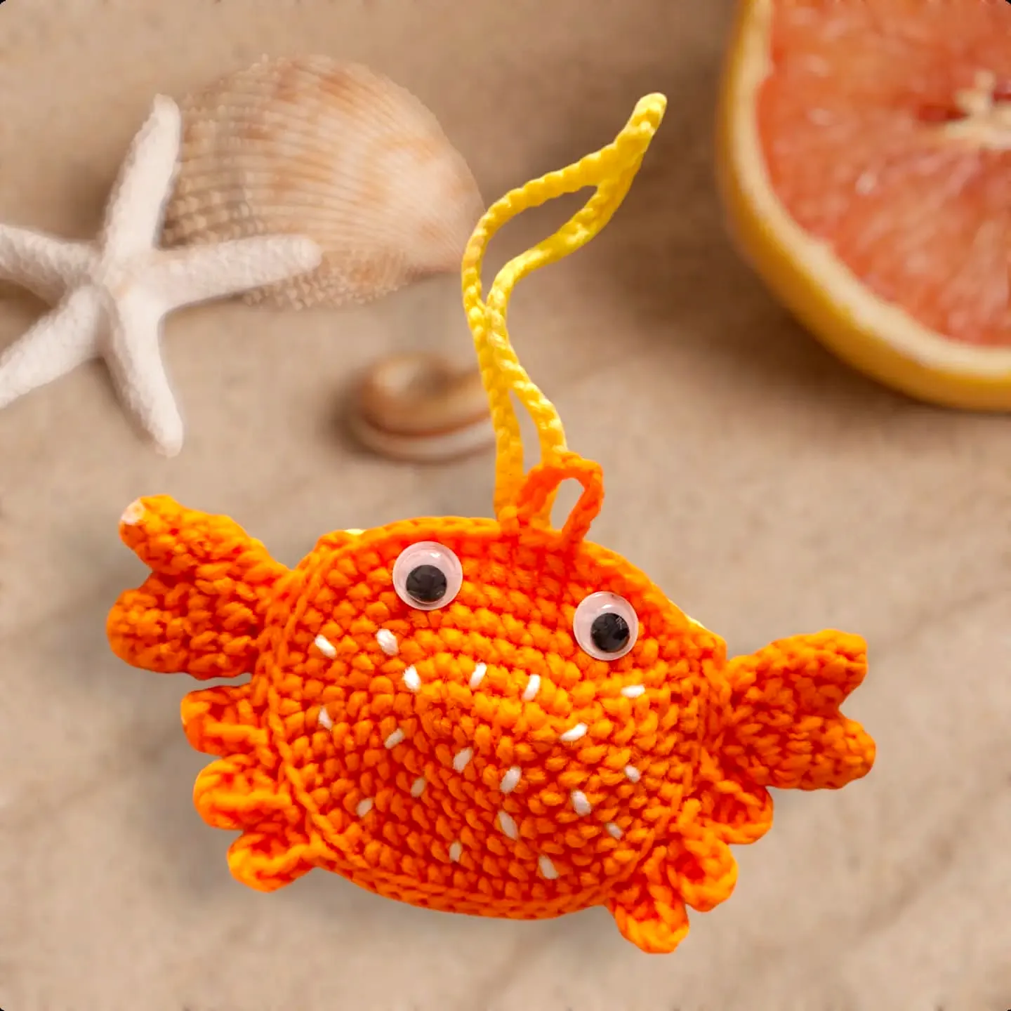 Adorable Easy Crochet Crab in Vibrant Orange Yarn