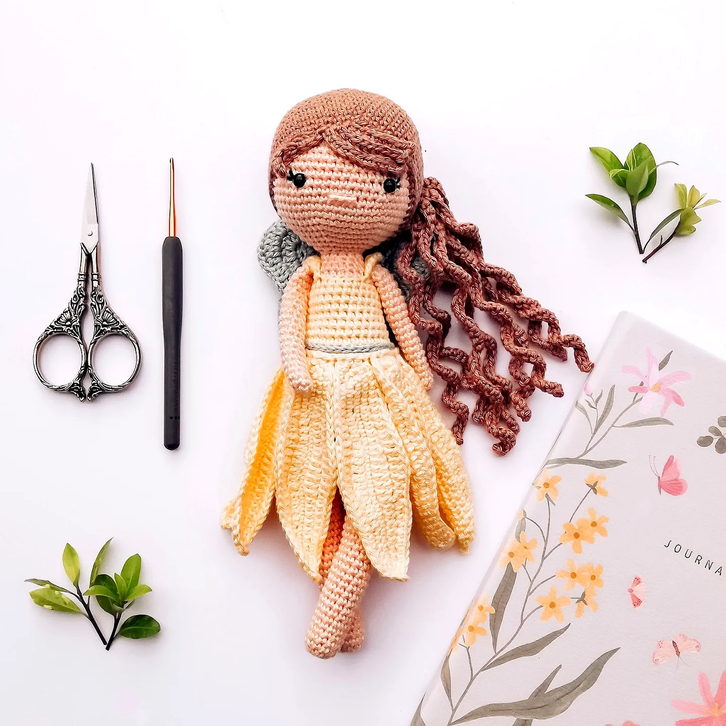 Charming Crochet Fairy Doll in Pastel Colors