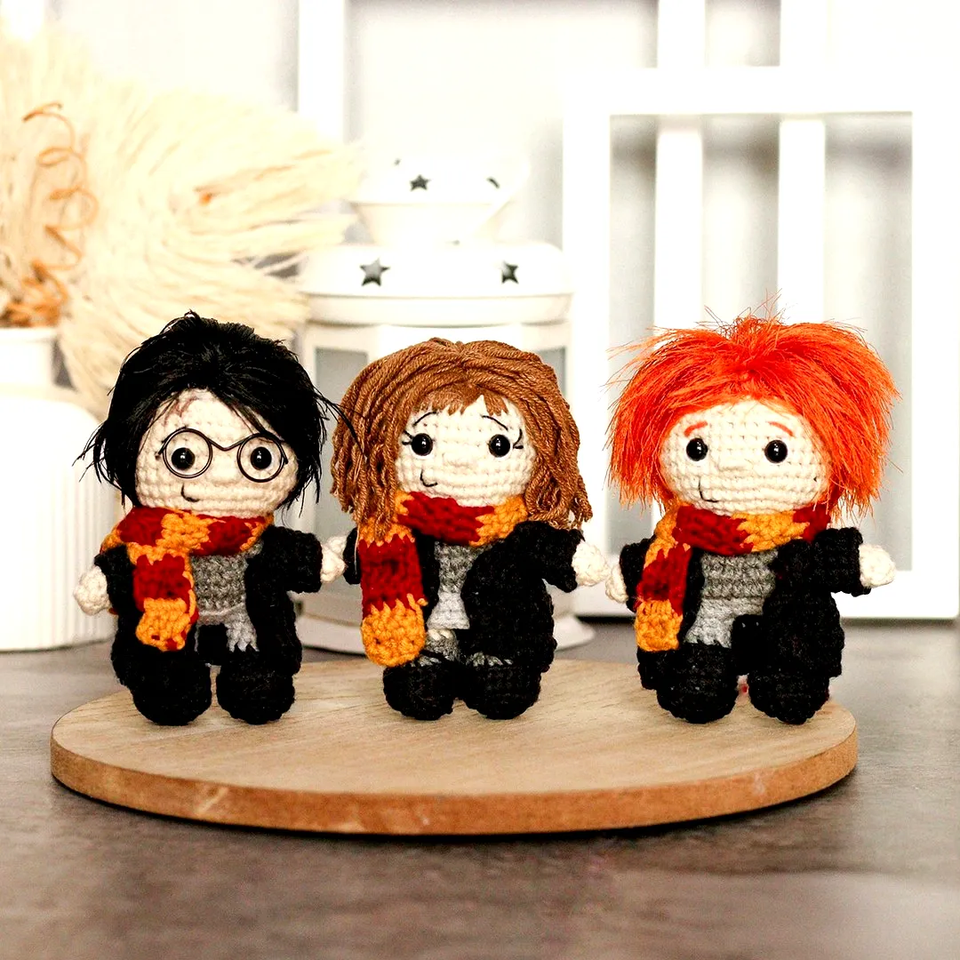 Charming Crochet Wizard Amigurumi in Colorful Styles