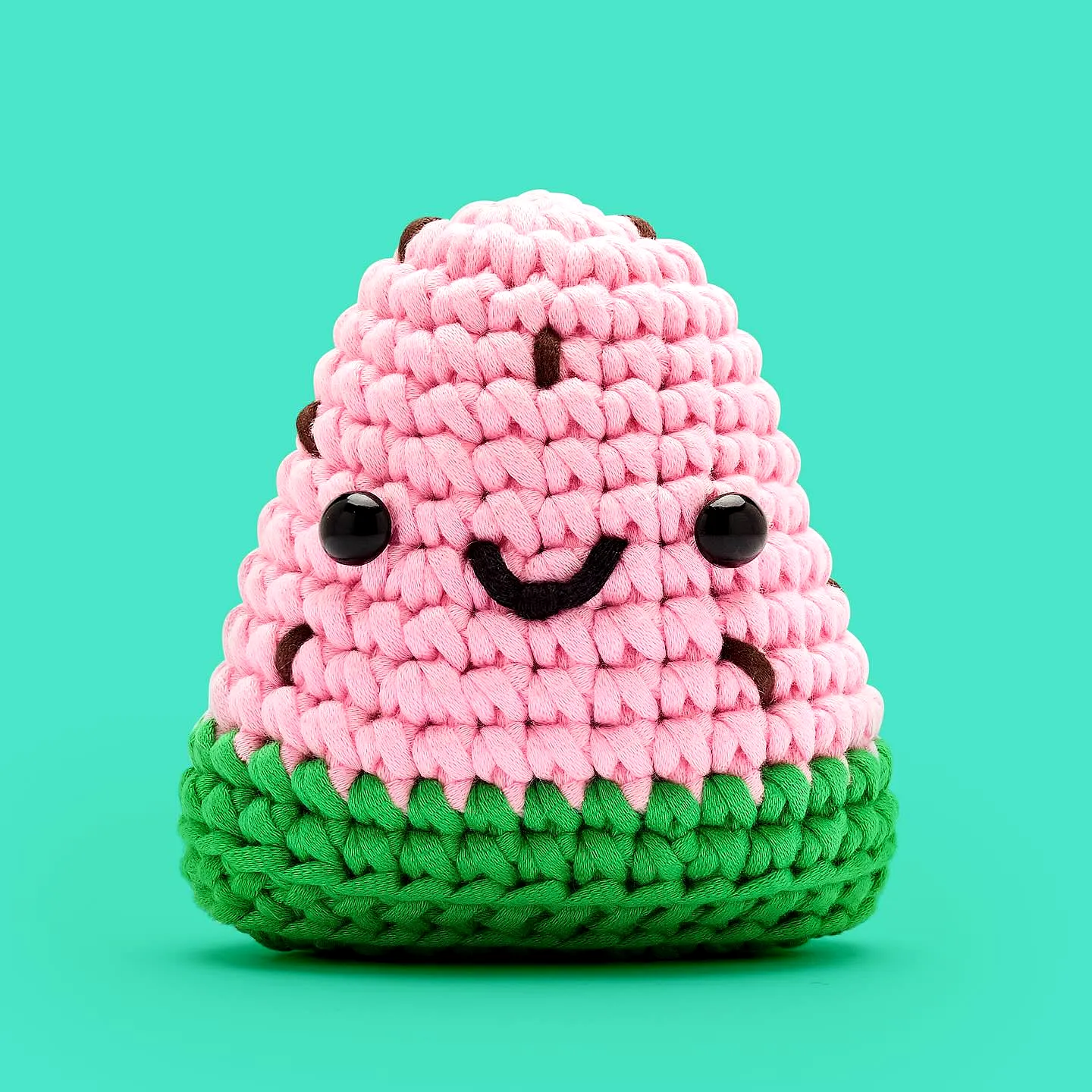 Colorful Crochet Food Toy Easy Cute Watermelon Slice Design