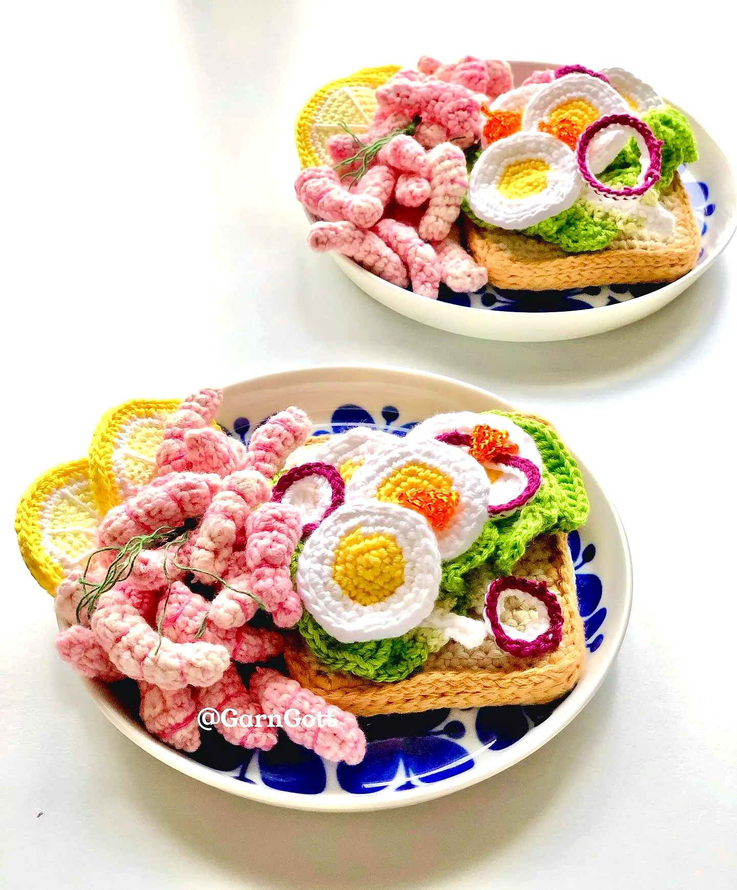 Colorful Crochet Sandwich with Delightful Layers
