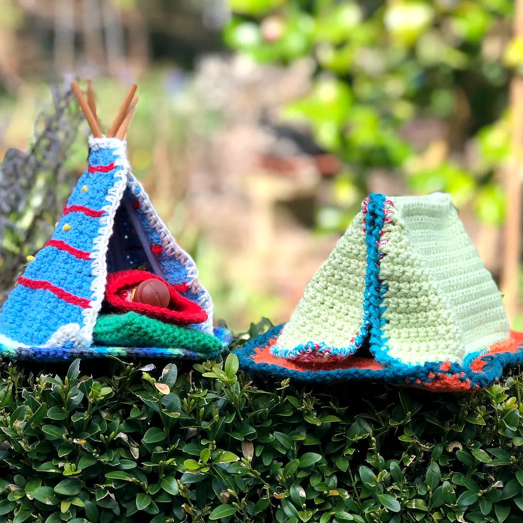 Colorful Crochet Tent for Kids Adorable and Easy to Create