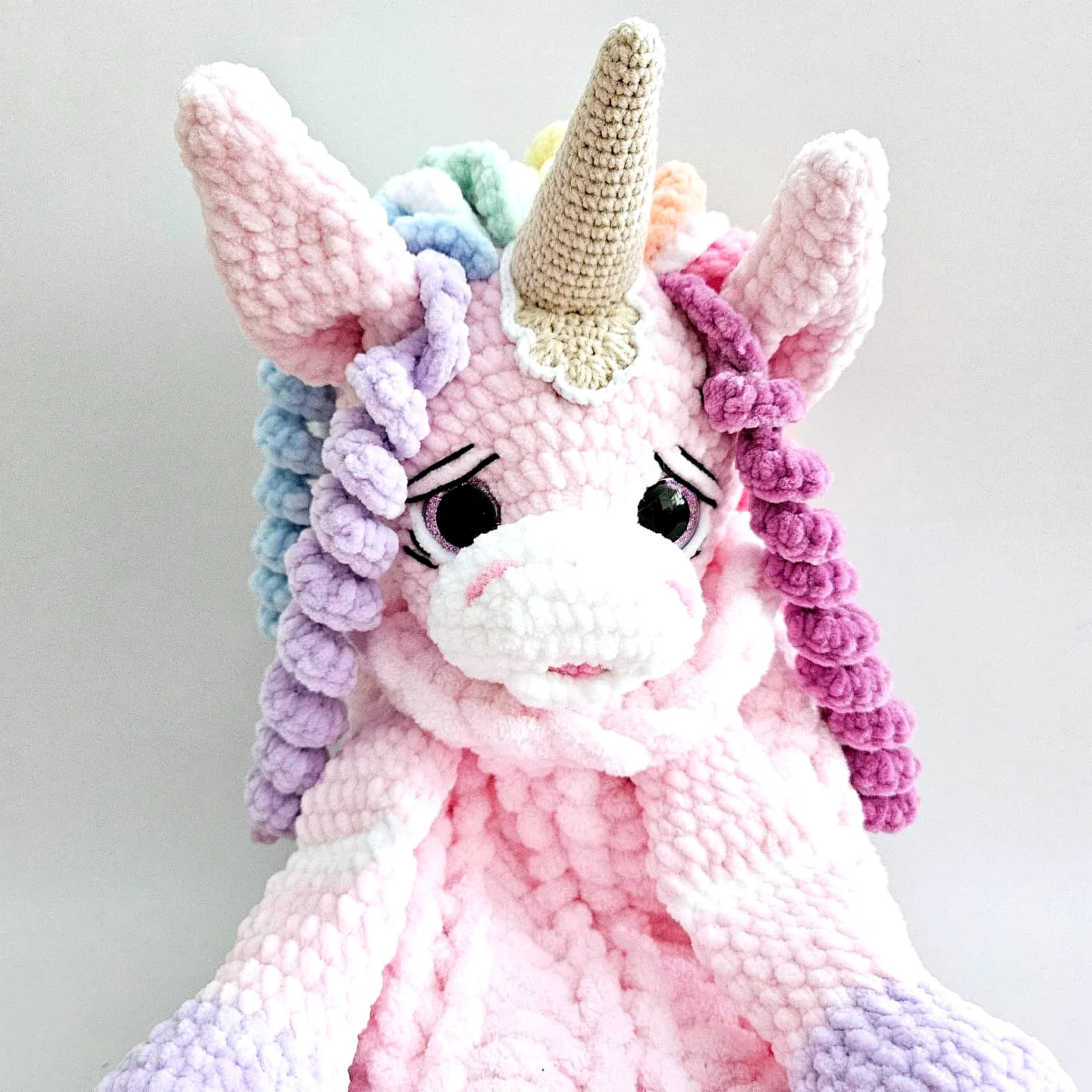 Crochet Unicorn Adorable Pastel Plush for Advanced Crafters
