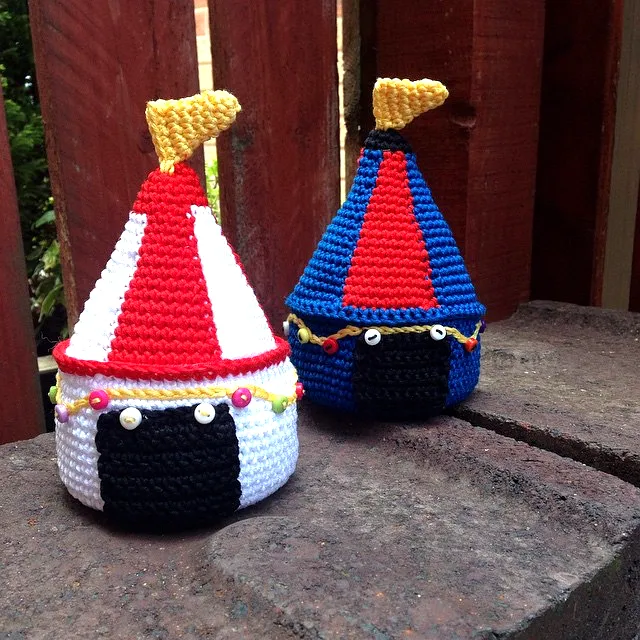 Cute Colorful Crochet Tent