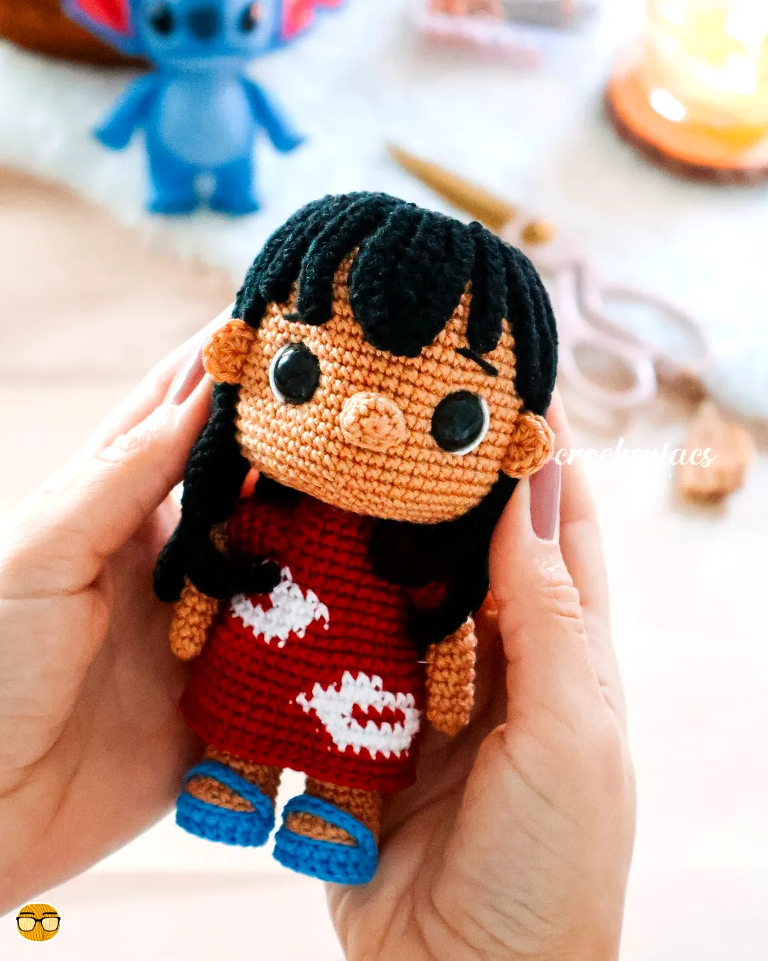 Cute Crochet Amigurumi Doll in Vibrant Colors