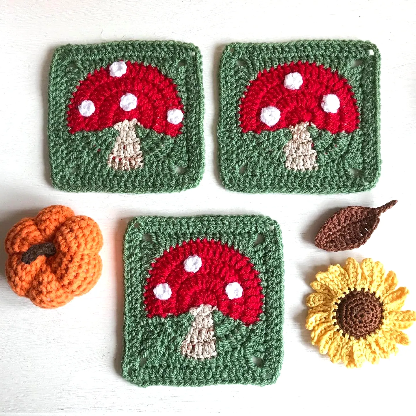 Easy Colorful Crochet Toadstool for All Skill Levels