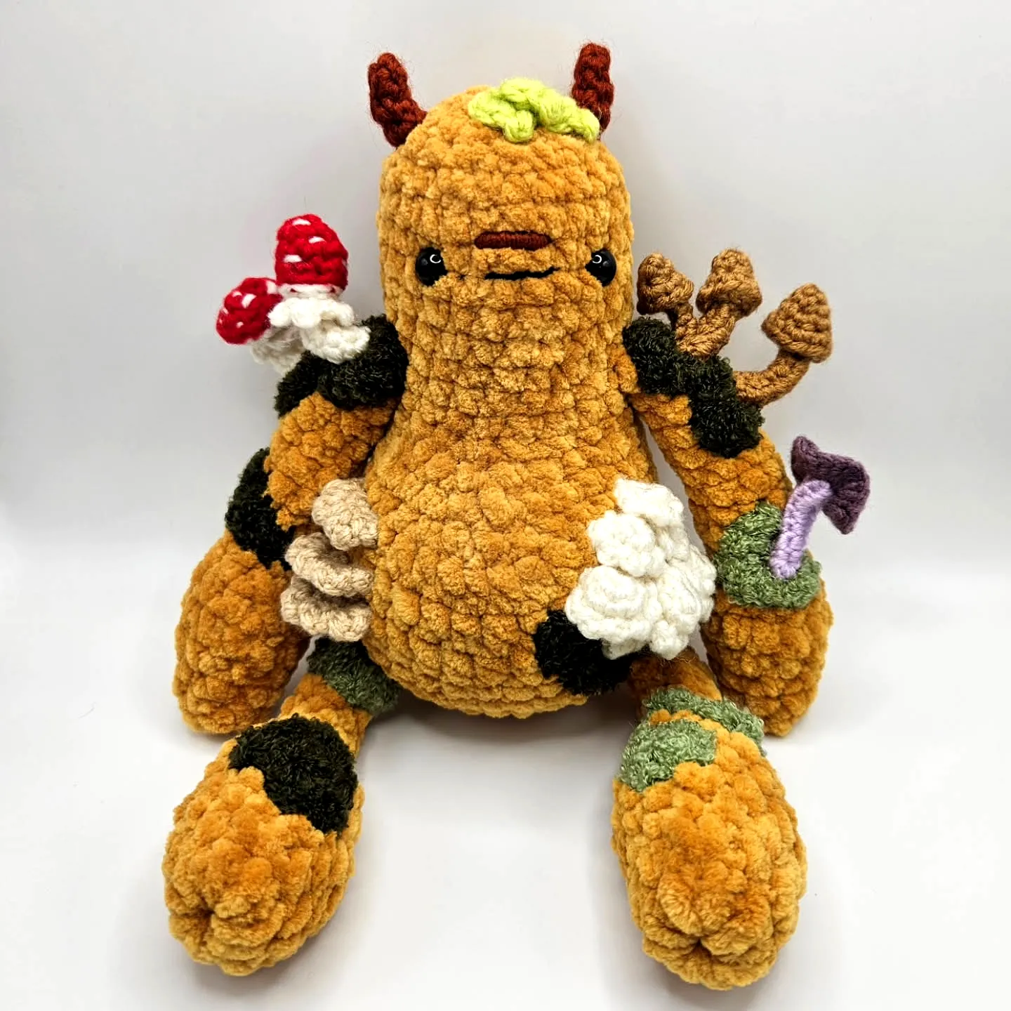 Easy Crochet Forest Animal in Earthy Colors with Cute Details