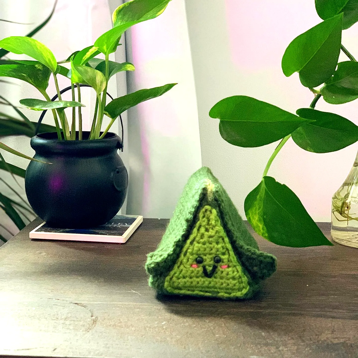 Easy Crochet Tent Adorable Avocado Design in Soft Green Yarn