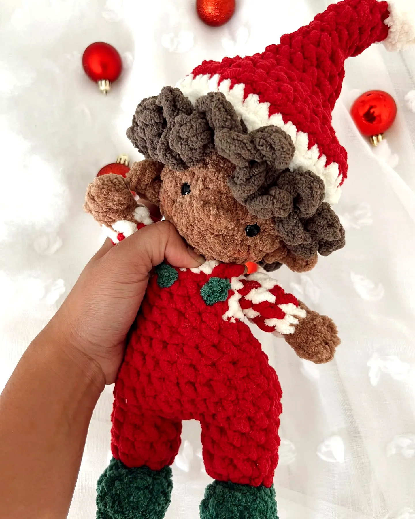 Vibrant Crochet Elf Doll in Easy Colorful Style for Holidays