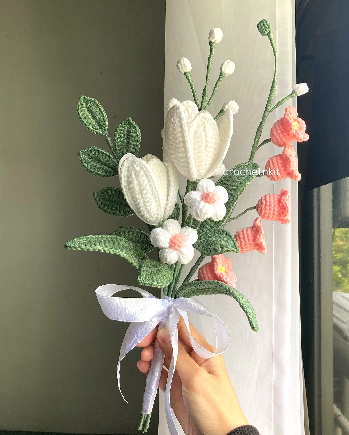 Vibrant Crochet Flower Bouquet